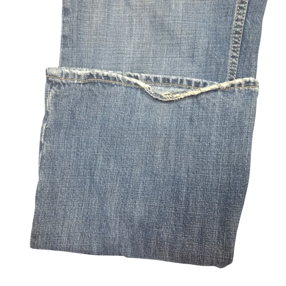 Banana Republic Mens Jeans 35x34 Medium Wash Blue Straight Leg Cotton 661273-00